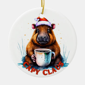 Ornement Capybara, Noël Capybara, Idée cadeau
