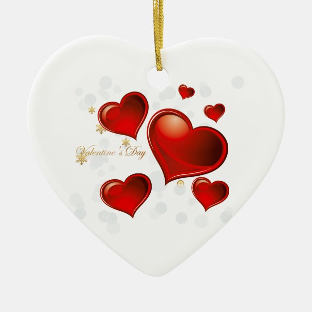 Ornement cardiaque de Valentine (Devant)