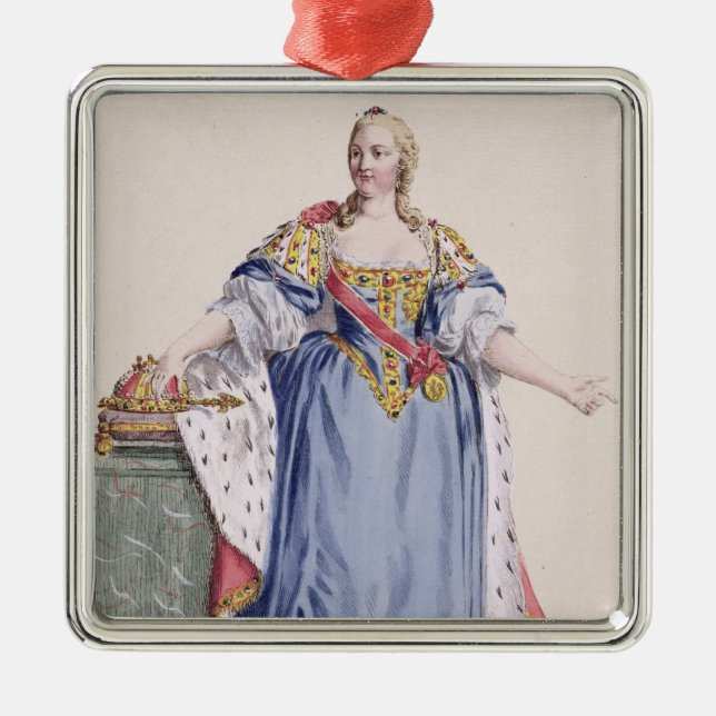 Ornement Carré Argenté 1717-80) impératrices de Maria Theresa (de (Devant)