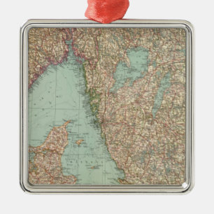 Ornement Carré Argenté 6364 Suède, Norvège du sud