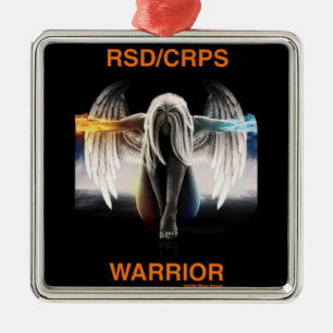 Ornement Carré Argenté Angel...RSD/CRPS