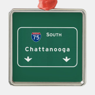 Ornement Carré Argenté Autoroute d'autoroute nationale de Chattanooga