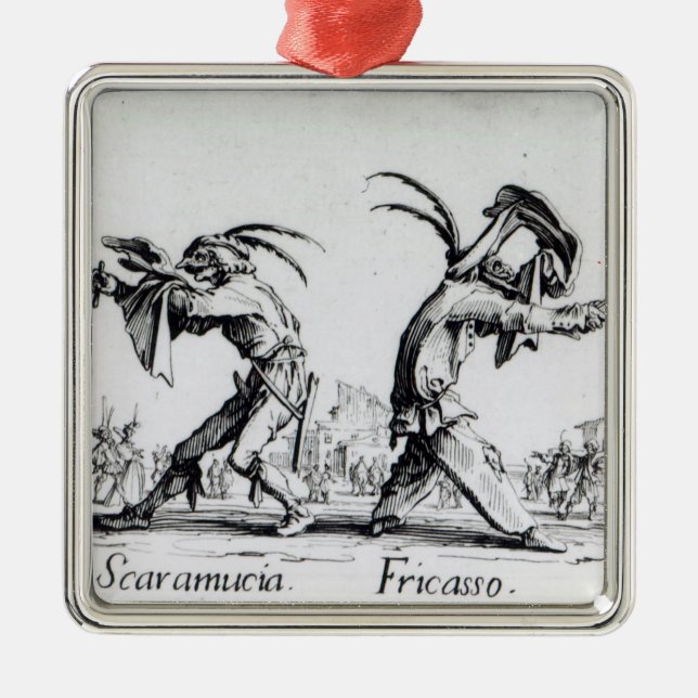 Ornement Carré Argenté Balli de Sfessania, c.1622 (Devant)