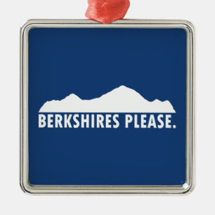 Ornement Carré Argenté Berkshires S'il vous plaît