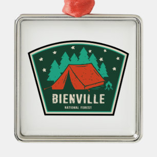 Ornement Carré Argenté Bienville National Forest Camping