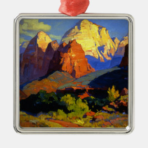 Ornement Carré Argenté Bischoff - Zion Park