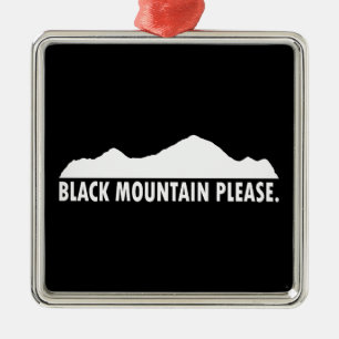 Ornement Carré Argenté Black Mountain New Hampshire S'il vous plaît