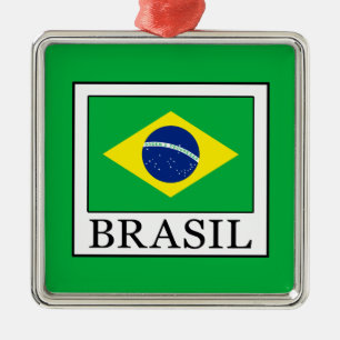 Ornement Carré Argenté Brasil