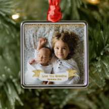 Cadeau de Mamie Noël Photo avec Année