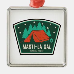 Ornement Carré Argenté Camping forestier national Manti-La Sal