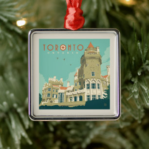 Ornement Carré Argenté Canada   Toronto, Casa Loma