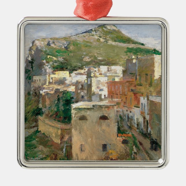 Ornement Carré Argenté Capri (par Theodore Robinson) (Devant)