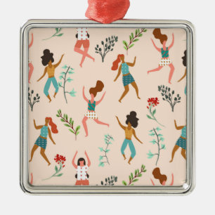 Ornement Carré Argenté Central Park Zumba