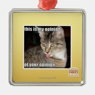 Ornement Carré Argenté c'est mon avis