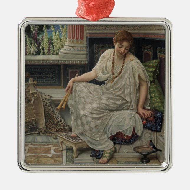 Ornement Carré Argenté Chloe (par Edward Poynter) (Devant)