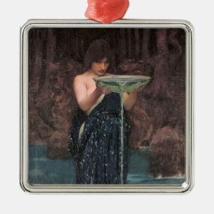 Ornement Carré Argenté Circe Invidiosa (Mythologie grecque classique)