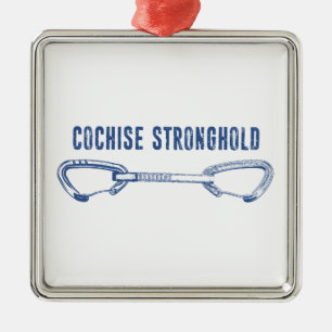 Ornement Carré Argenté Cochise Stronghold Arizona Escalade Quickdraw