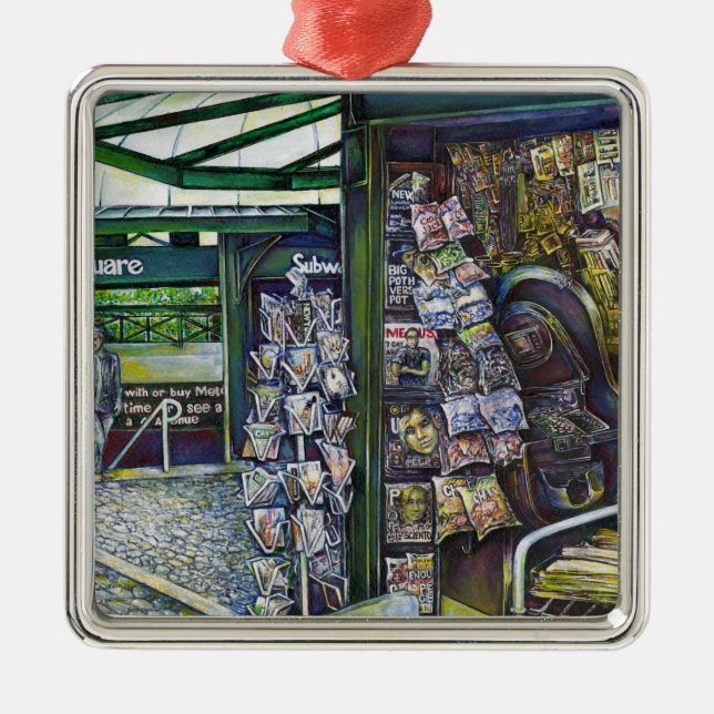 Ornement Carré Argenté Comment Est-Ce Qu'Une Image, Sans imagination ? (Devant)