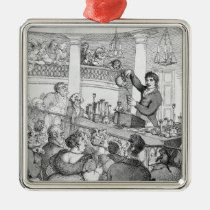 Ornement Carré Argenté Conférences chimiques, c.1809