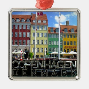 Ornement Carré Argenté Copenhague