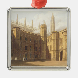 Ornement Carré Argenté Cour de College du Roi, Cambridge, 'du Hist