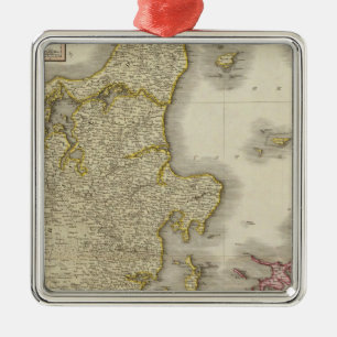 Ornement Carré Argenté Danemark 3