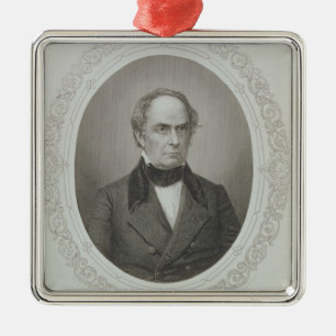 Ornement Carré Argenté Daniel Webster