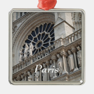 Ornement Carré Argenté Détail Notre Dame