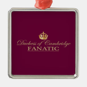 Ornement Carré Argenté Duchesse de Cambridge Fanatic