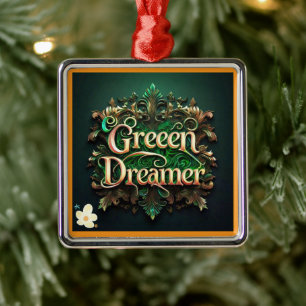 Ornement Carré Argenté "Échos de l'éternité"