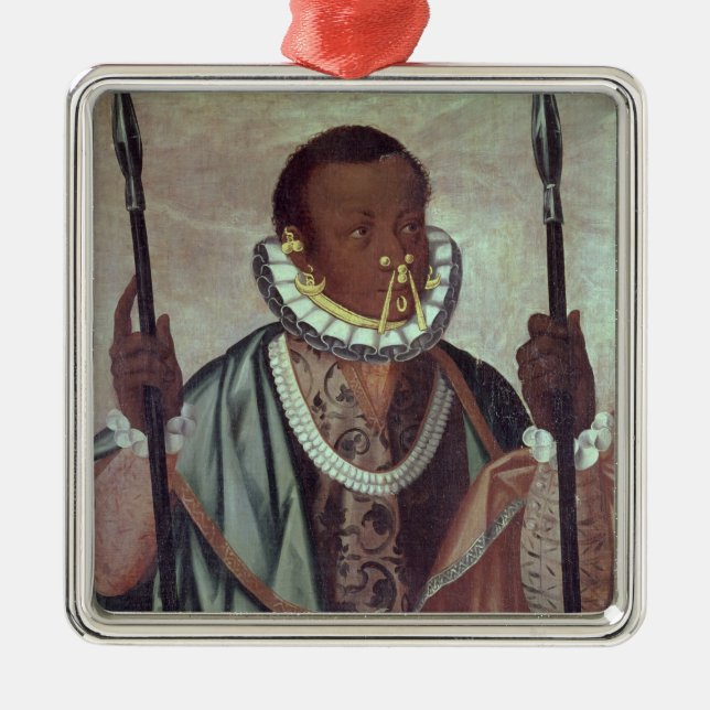 Ornement Carré Argenté Ecuadorian de Quito (Devant)