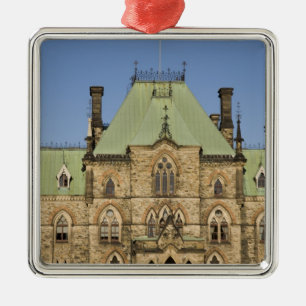 Ornement Carré Argenté Édifice du Parlement à Ottawa, Ontario, Canada 2