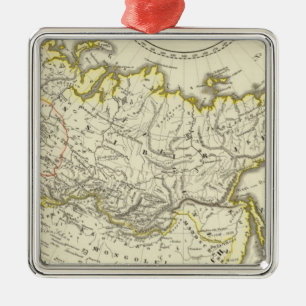 Ornement Carré Argenté Empire russe