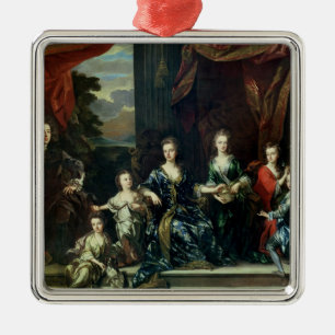 Ornement Carré Argenté Ęr duc de John Churchill de Marlborough