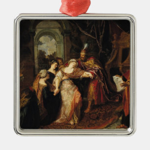 Ornement Carré Argenté Esther avant Ahasuerus, avant 1697