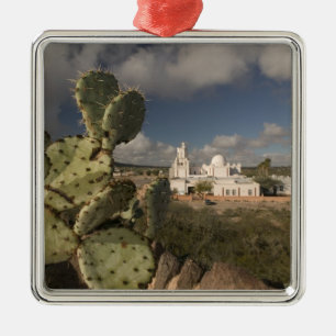 Ornement Carré Argenté États-Unis, Arizona, Tucson : Mission San Xavier d