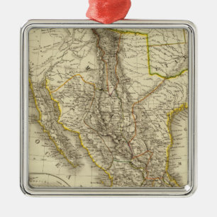 Ornement Carré Argenté États-Unis mexicains, Amérique centrale