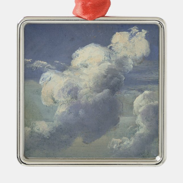 Ornement Carré Argenté Étude de nuage, 1832 (Devant)
