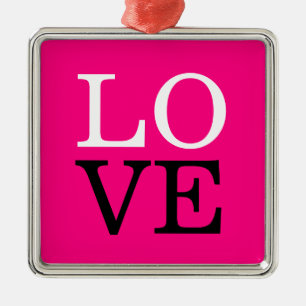 Ornement Carré Argenté Fond de rose amour mariage