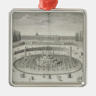 Ornement Carré Argenté Fontaine de Latone à Versailles, 1714, de 'Les