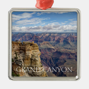 Ornement Carré Argenté Grand Canyon 7