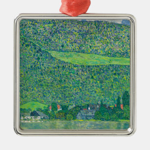 Ornement Carré Argenté Gustav Klimt - Litzlberg am Attersee