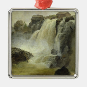 Ornement Carré Argenté Haugfoss en Norvège, 1827
