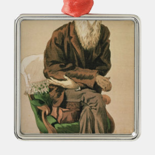 Ornement Carré Argenté Hommes du jour, no. 33, Charles Darwin