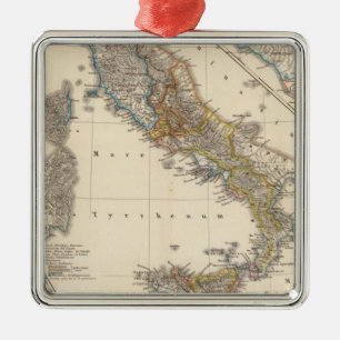 Ornement Carré Argenté Iis d'adiectis de l'Italie
