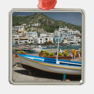 Ornement Carré Argenté ITALIE, Campanie, (Baie de Naples), ISCHIA,