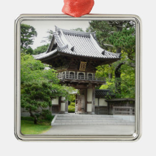 Ornement Carré Argenté Jardin de thé japonais à San Francisco