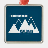 Je Préférerais Être À Calgary Alberta Mountain
