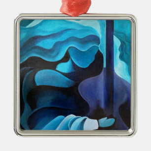 Ornement Carré Argenté J'entends la musique dans le ciel 2010