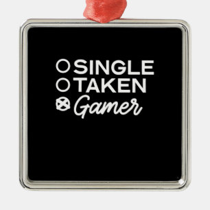 Ornement Carré Argenté Jeu unique